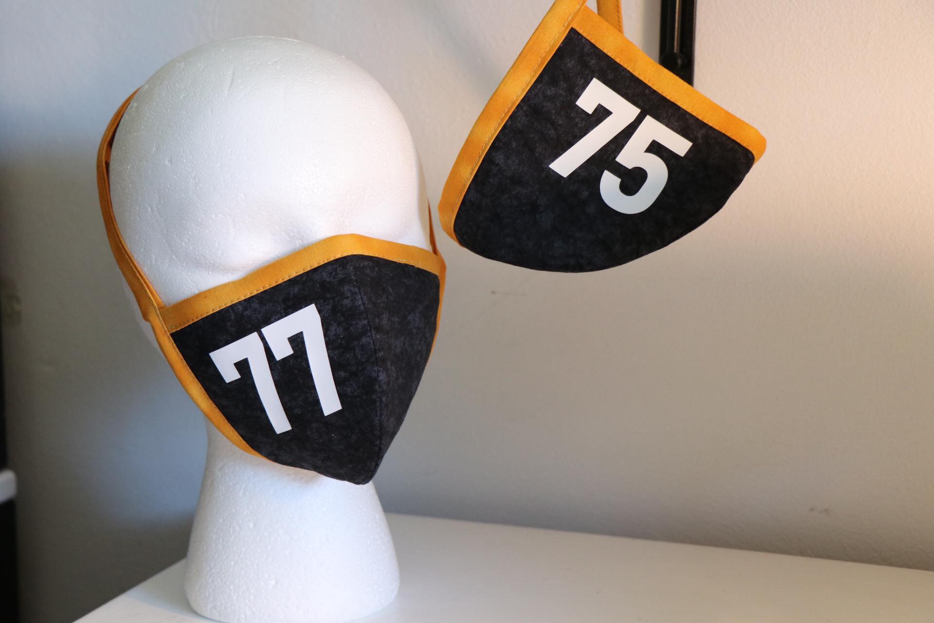 100 Cotton Cup Sports Fan Face Mask Streamline Seamstress