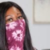 Nicole models the dream mask